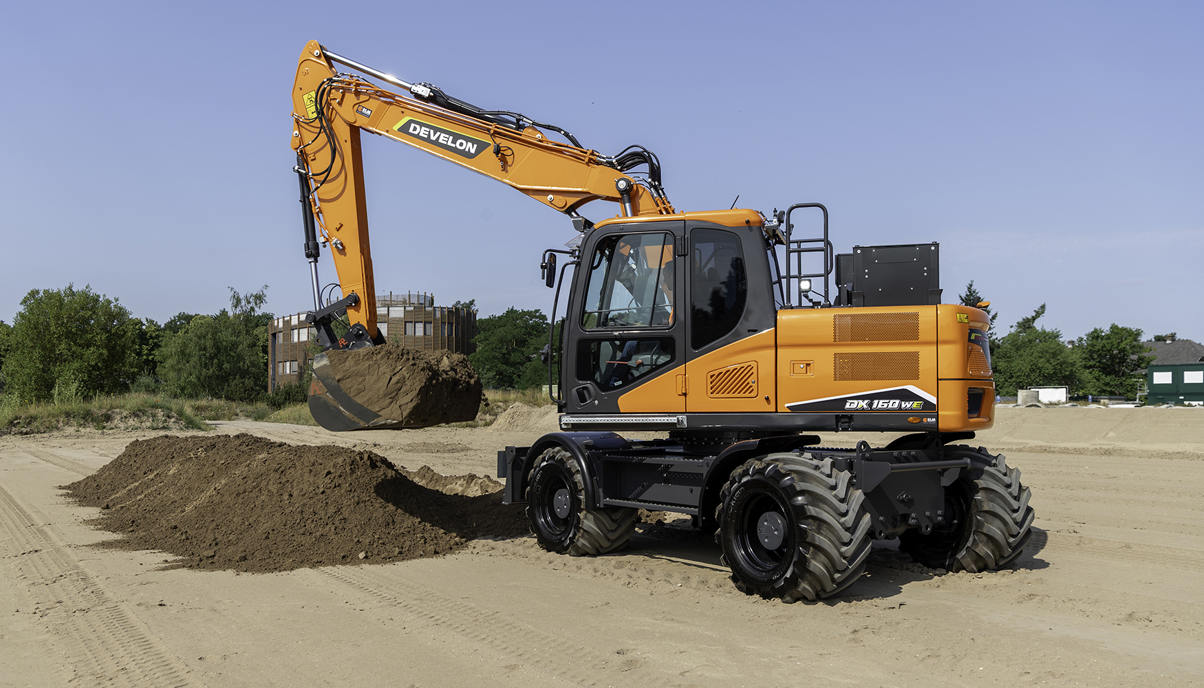 Excavadora elctrica de ruedas DX160WE-7K