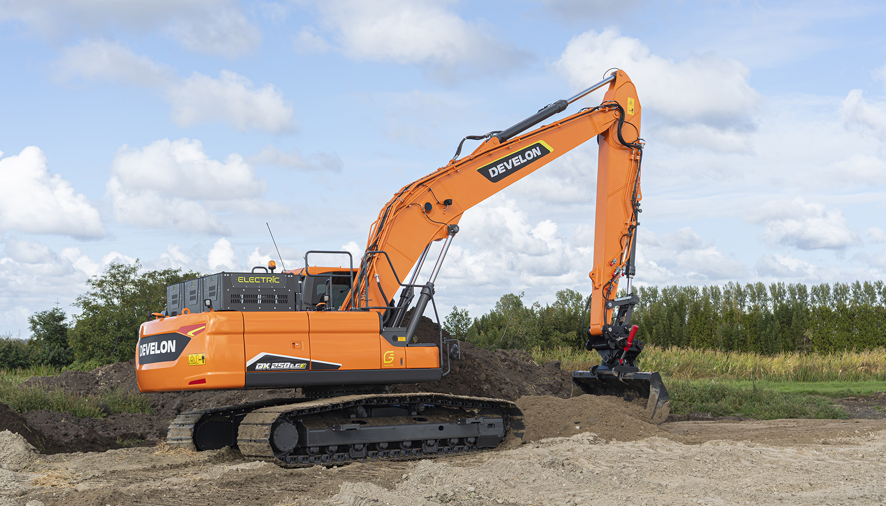 Excavadora elctrica de orugas DX250LCE-7