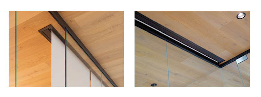 Sistema de clipaje de doble apoyo, desarrollado y patentado por la compa��a, que facilita el manejo y acceso de la cortina...