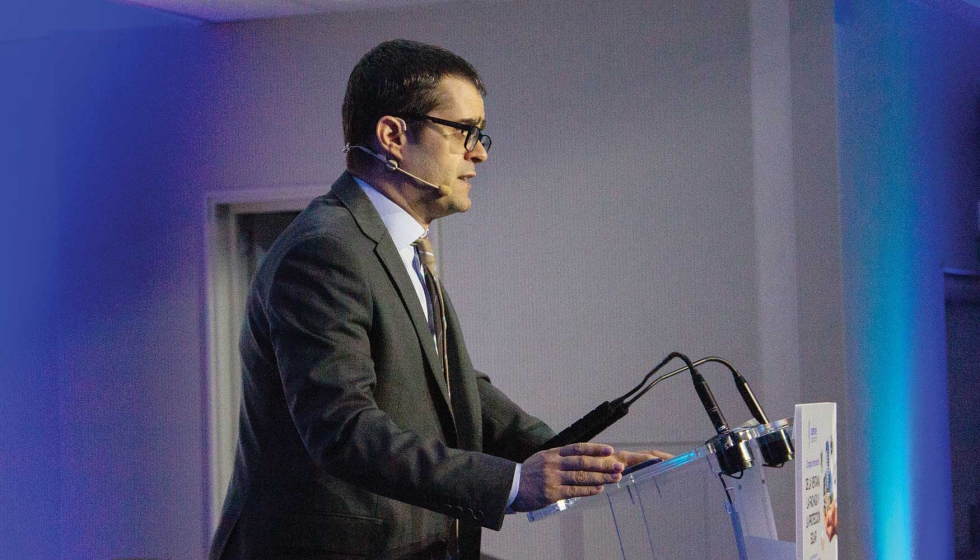 Jorge Jimeno en un instante de su intervenci�n