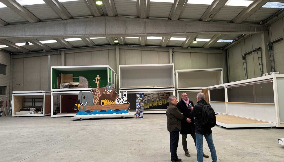 Imagen de la nave que Zarca que ha dispuesto para acoger el primer co-factory de Europa