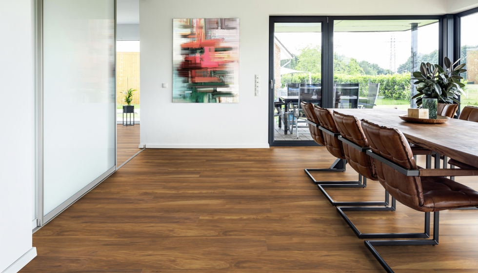 La madera de casta�o y las lamas de gran formato son dos de las tendencias en suelos laminados...