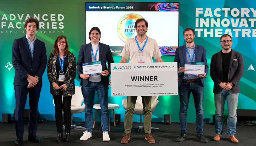 La startup ganadora de la pasada edici�n del Industry Startup Forum de Advanced Factories 2025