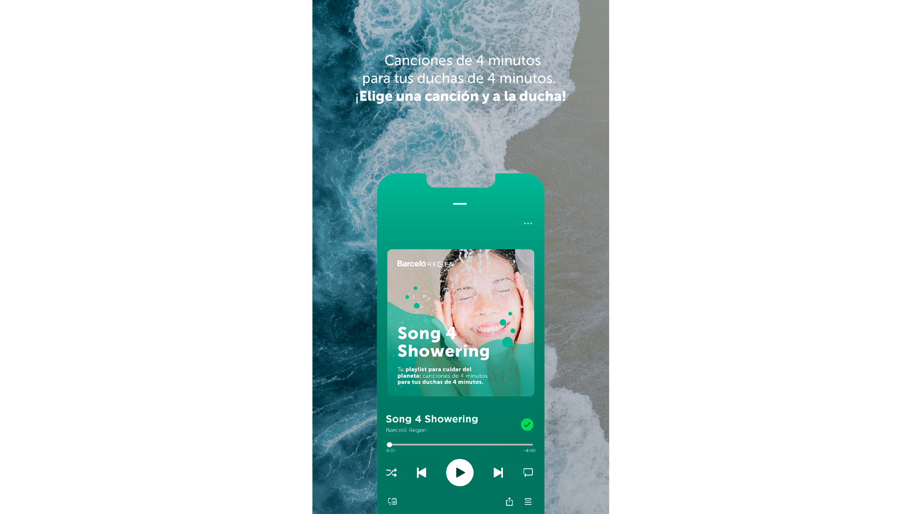 El hu�sped puede acceder a esta playlist escaneando con su tel�fono m�vil el c�digo QR que ha sido creado para la campa�a...