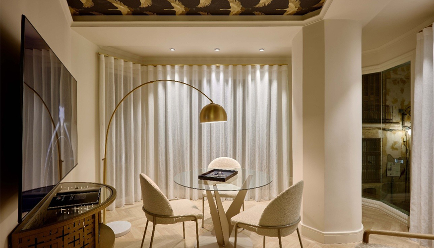 En la planta superior se habilit� un espacio VIP inspirado en suites de hoteles de lujo, destinado a la atenci�n personalizada...