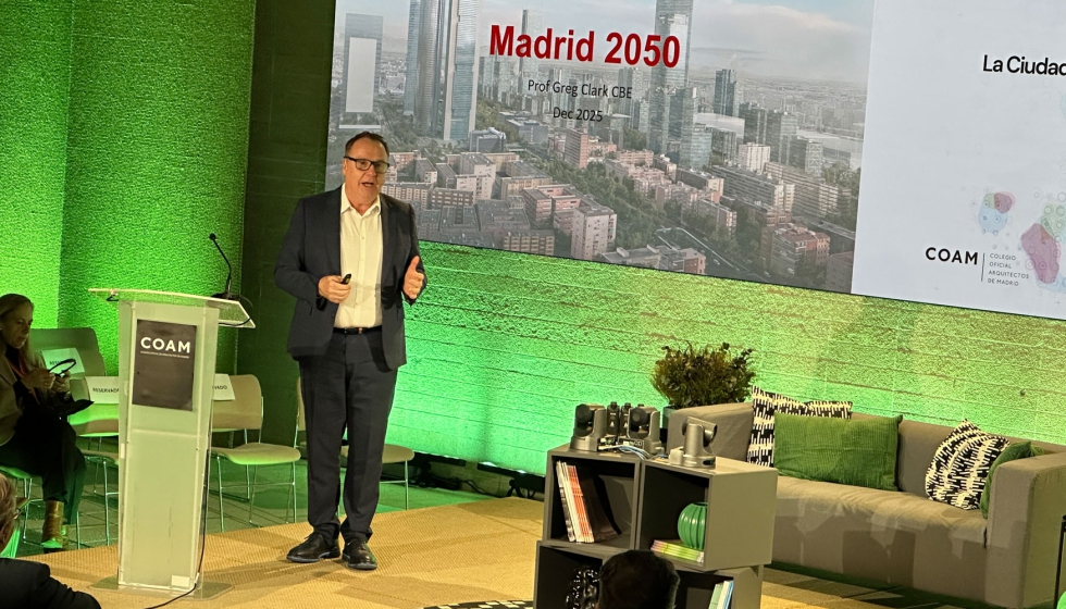 Greg Clark durante su sesi�n magistral en la jornada inaugural