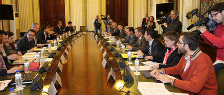 Image of the Table of the Drought, summoned the past day 20 March. Photo: Union of Small Agriculturalists and Graziers
