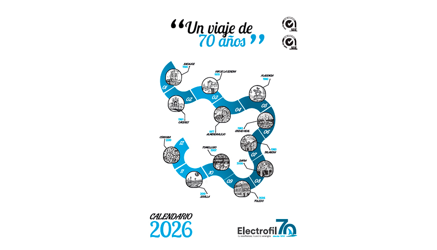 Portada calendario Electrofil 2026