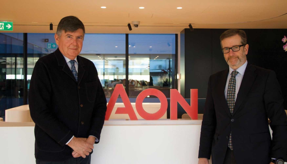 Manuel Pimentel, presidente de la Fundación Premin y Jacobo Hornedo, CEO Aon España