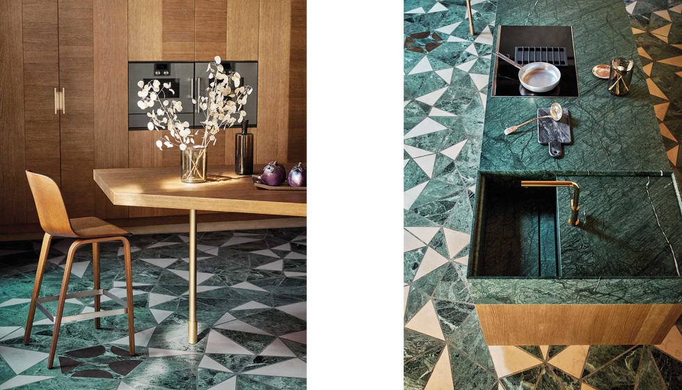 Este juego gr�fico convierte la madera en un elemento activo del dise�o, capaz de generar movimiento mediante la repetici�n...