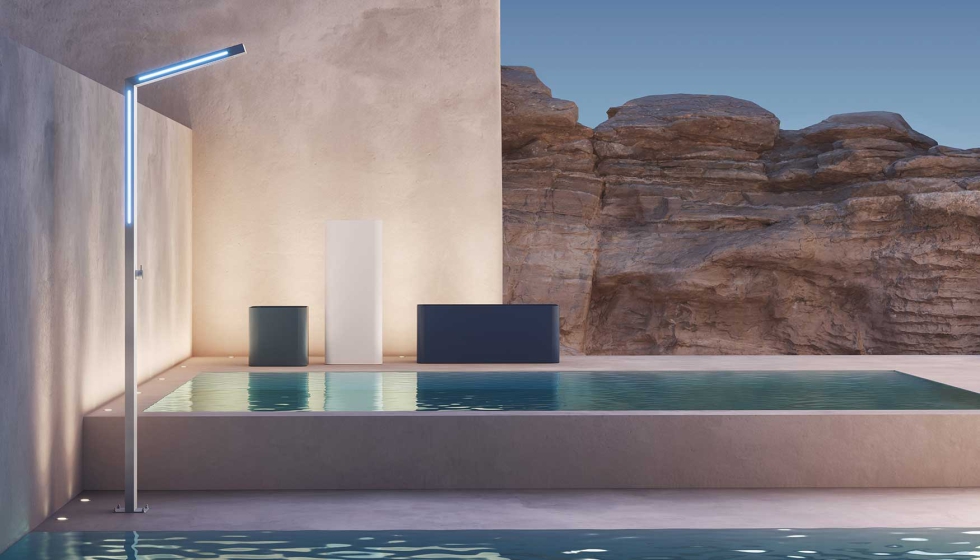 Las Duchas Exteriores est�n fabricadas en acero 5...