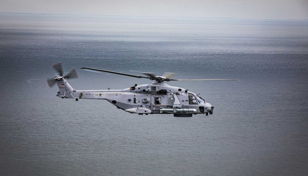 El primer helic�ptero NH90 Sea Tiger se han entregado a la Armada alemana de la base naval de Nordholz