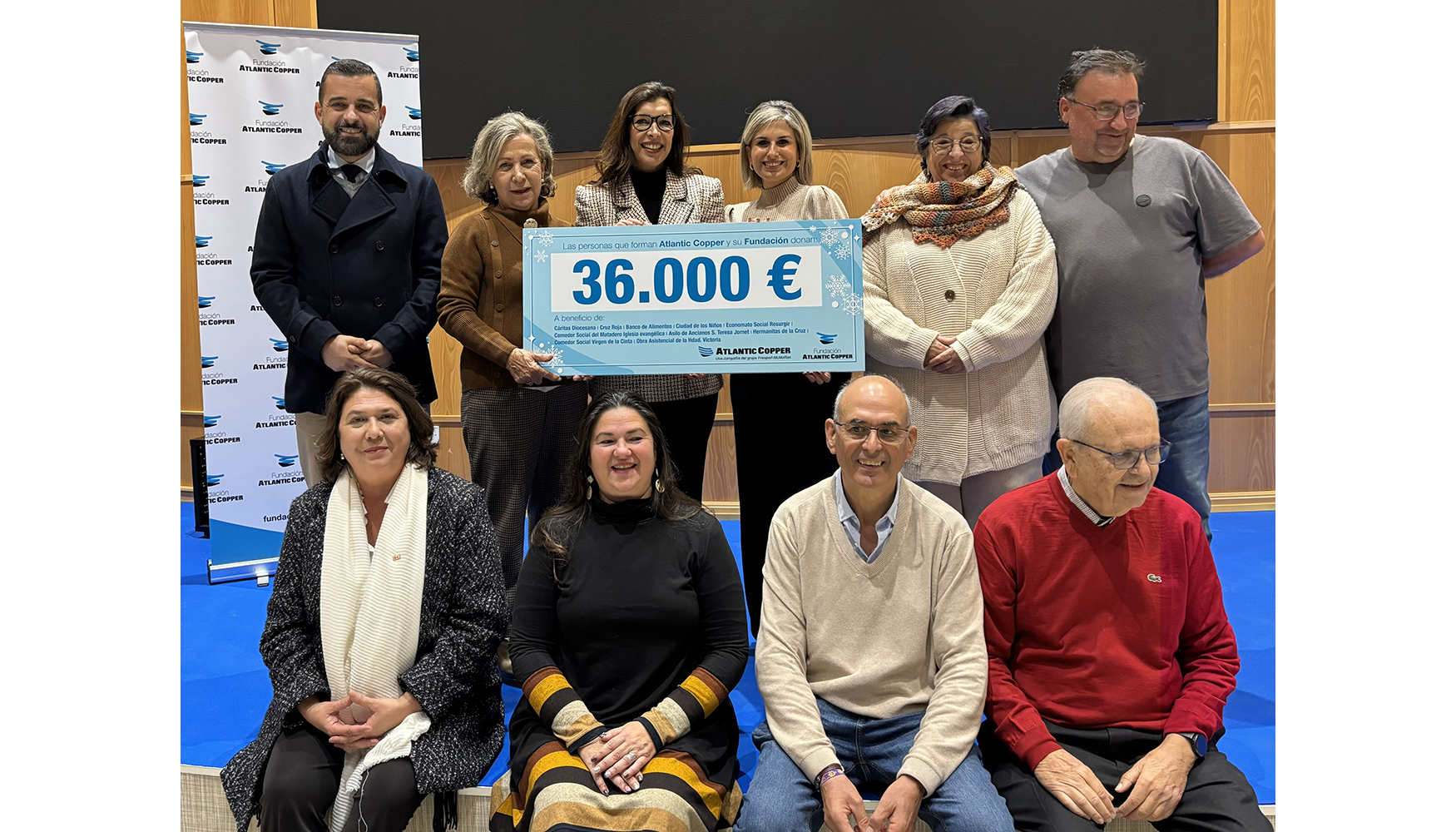 Acto de entrega del cheque