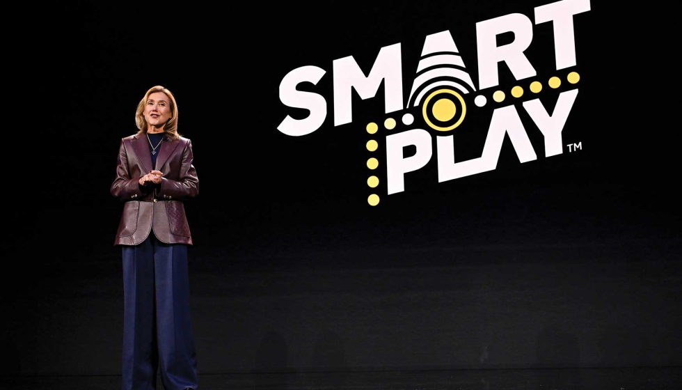 Julia Goldin, directora de Producto y Marketing del Grupo LEGO, durante la presentaci�n de LEGO SMART Play en CES 2026