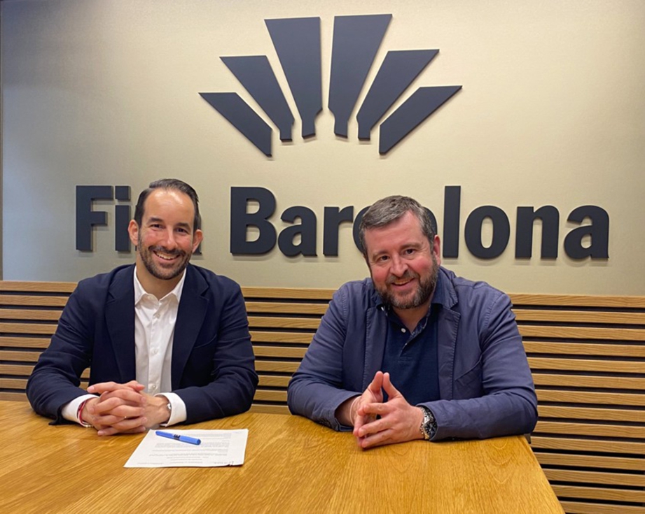 Ricardo M�rquez, director de alimentaria FoodTech, junto al director de I+D+i de FIAB, Eduardo Cotillas