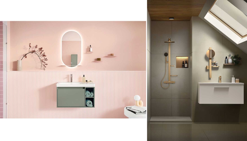 Tonos pastel, colores frescos y acabados t�ctiles proporcionan optimismo y ligereza, creando espacios expresivos y aut�nticos...