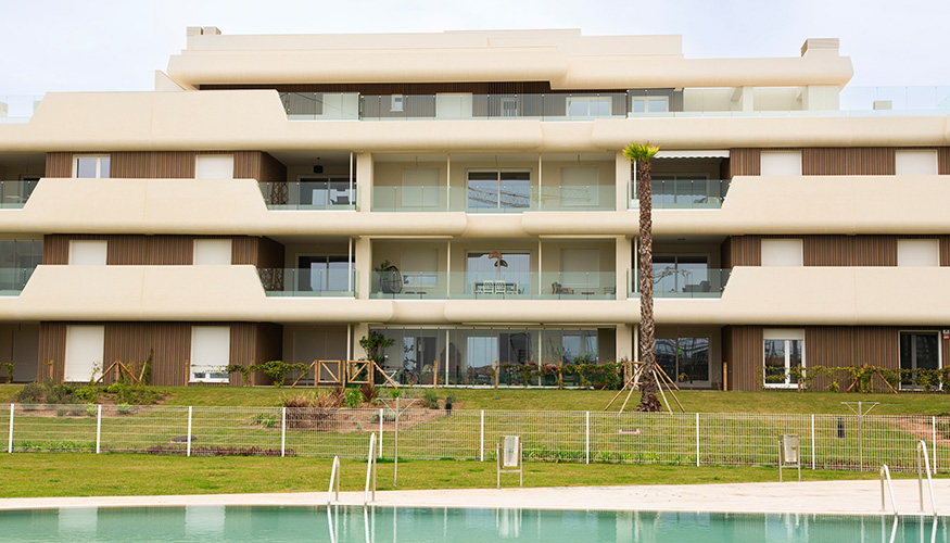 Proyecto residencial Los Colibr�es I, en Ayamonte, donde se han empleado soluciones de la gama Sikatherm, de Sika