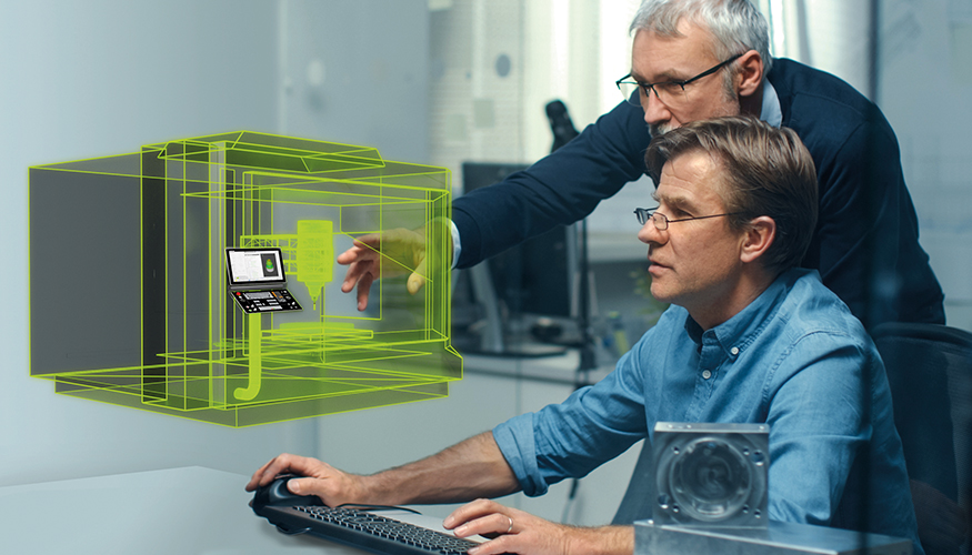 Los visitantes podr�n ver tambi�n el sistema de programaci�n de Heidenhain...