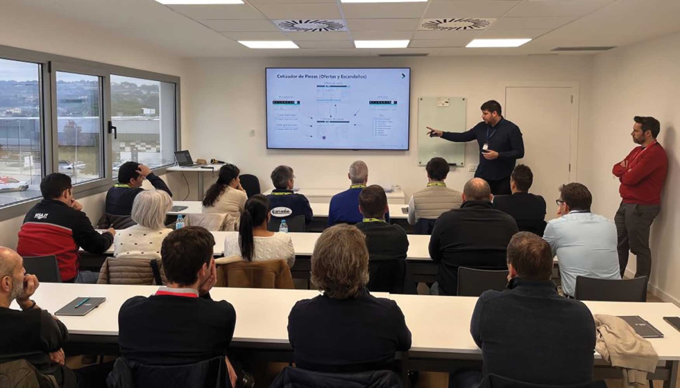 Durante las demostraciones se abordaron procesos como el cotizador de escandallos integrado con la planificaci�n, entre otros...