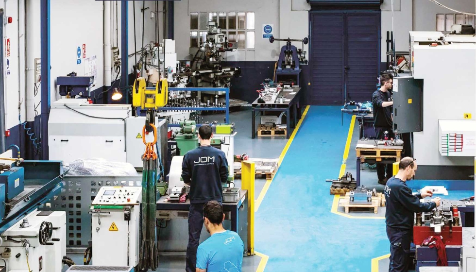 Visita a la planta productiva de JOM Metal Parts Manufacturing durante el evento �F�brica Conectada 360�