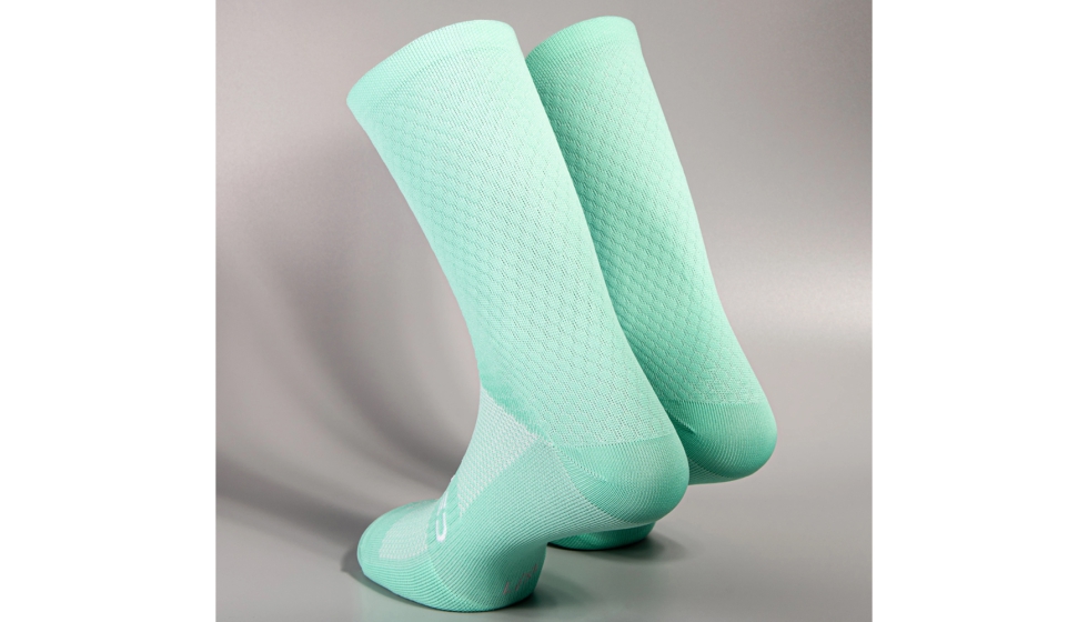 Detalle de calcetines t�cnicos Cycled dise�ados para uso intensivo