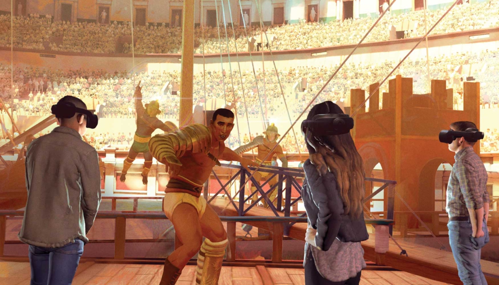 Los visitantes pueden �pasear� por la Roma Imperial gracias a la Realidad Virtual