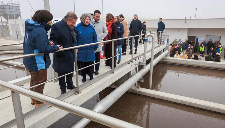 La consejera de Desarrollo Sostenible, Mercedes G�mez, ha acompa�ado al presidente de Castilla-La Mancha, Emiliano Garc�a-Page...