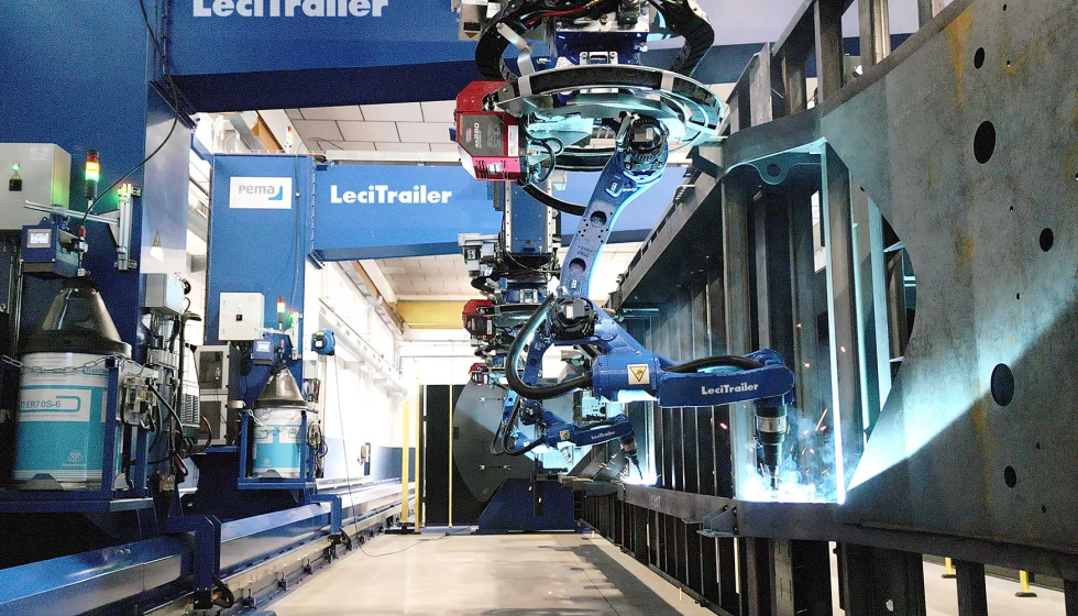 Vista de instalaciones industriales de Lecitrailer