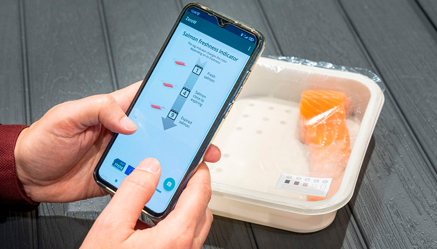 Se ha desarrollado una aplicaci�n m�vil capaz de leer el color mostrado por la etiqueta de frescura y traducirlo en datos de calidad en tiempo real...