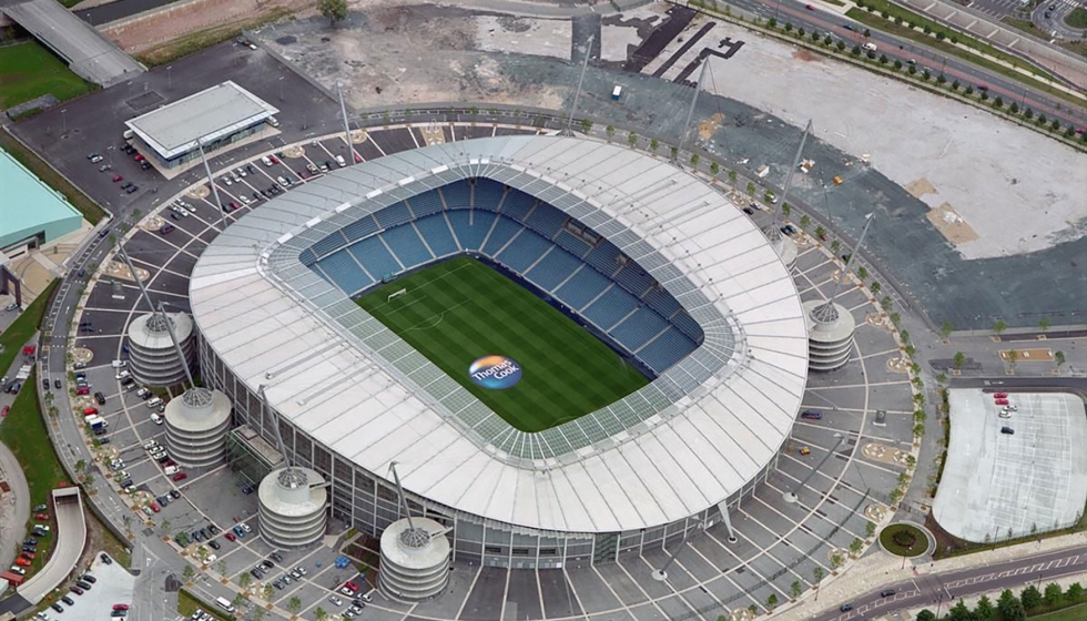 El estadio del Manchester City (Etihad Stadium Manchester) ha sido objeto de una continua ampliaci�n en los �ltimos a�os...