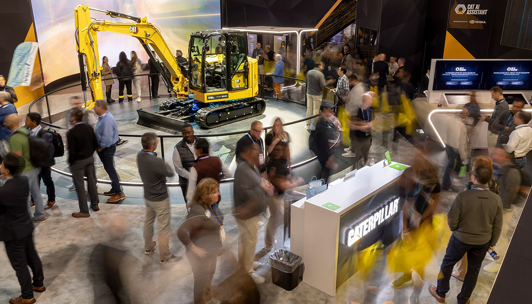 Stand de Caterpillar en CES 2026