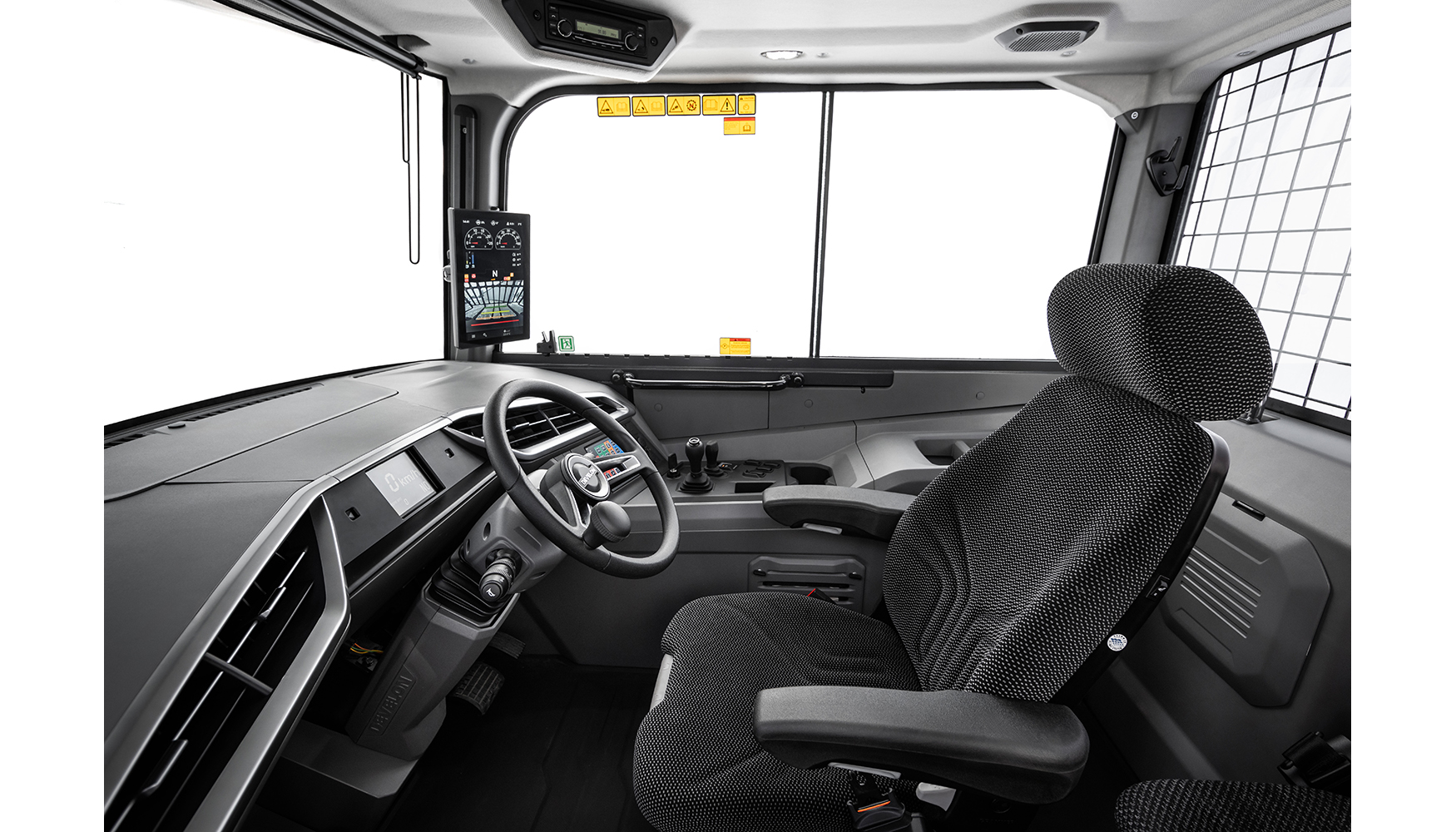 La nueva cabina ofrece mejoras en ergonom�a y visibilidad