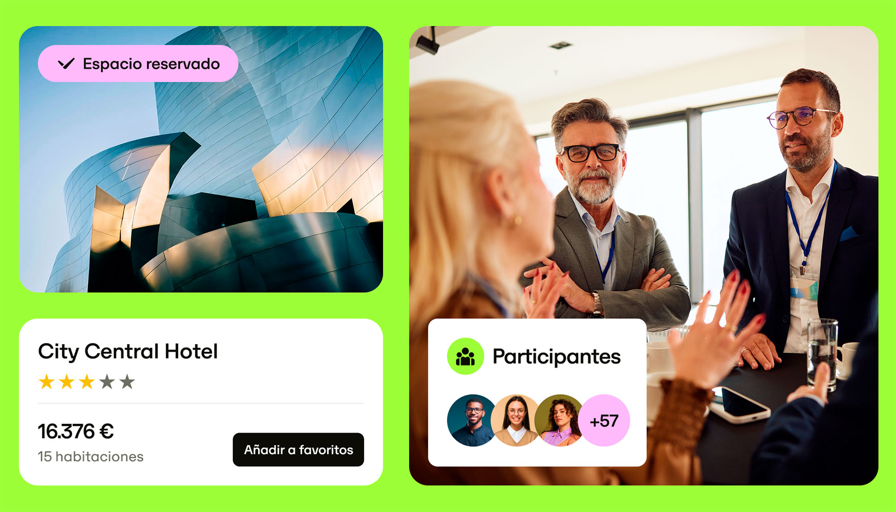 Perk Events automatiza todo el proceso de planificaci�n de eventos corporativos, desde reuniones de peque�o formato hasta encuentros de hasta 5...