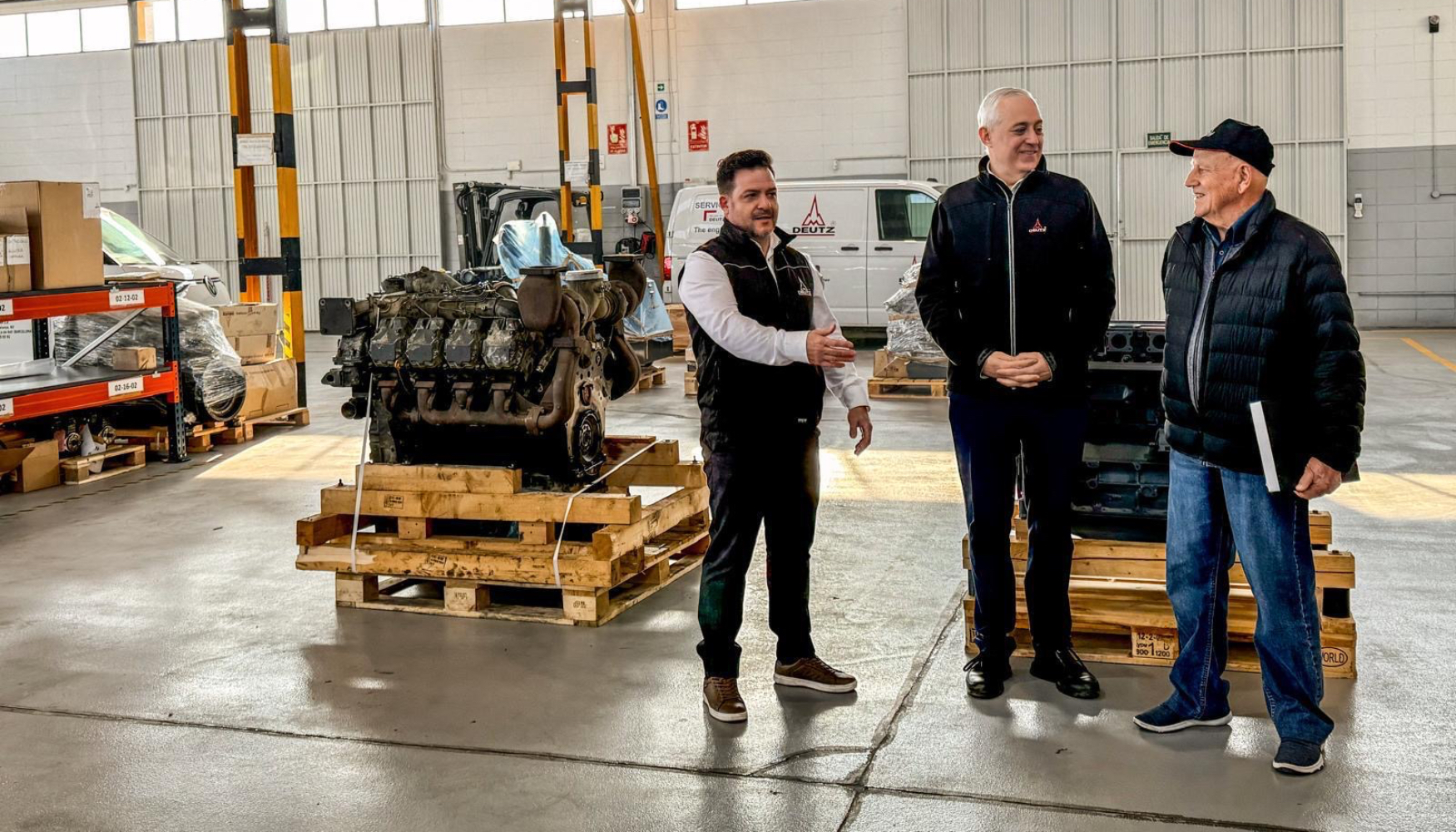 El homenaje ha tenido lugar en el Deutz Service Center de Barcelona