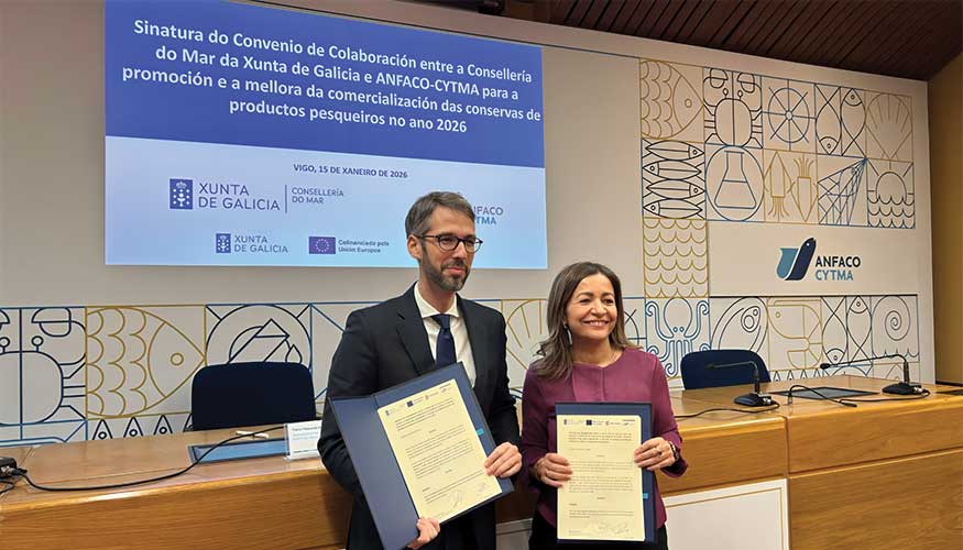 El acuerdo contempla un conjunto de acciones de promoci�n, divulgaci�n y competitividad del sector transformador de pescado y marisco...