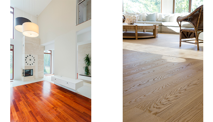 El dise�o Jatoba Natural, perteneciente a la gama de tarima multicapa Medfloor Home