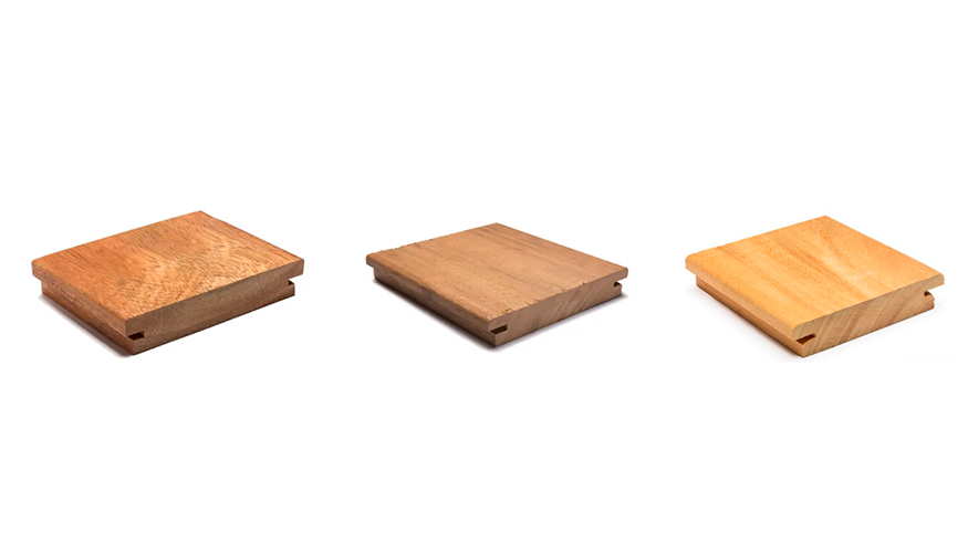 Para aplicaciones exteriores, contin�an siendo tendencia las tarimas de madera tropical, como Elondo (Tal�), Iroko o Grapia...