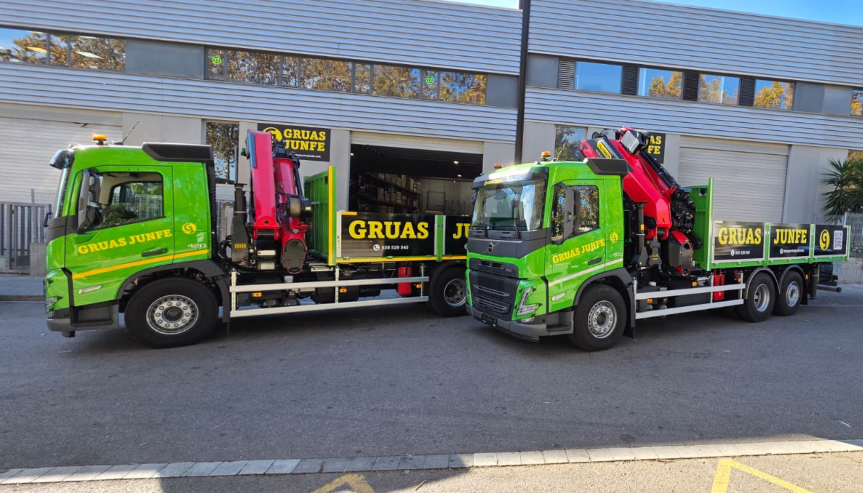 Gr�as Junfe sigue incorporando a su flota equipos de la m�s alta tecnolog�a