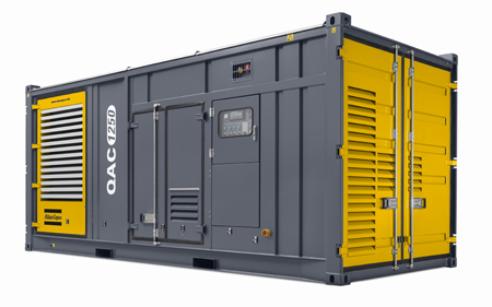 El QAC 1250, su primer generador de Atlas Copco de 1 MW