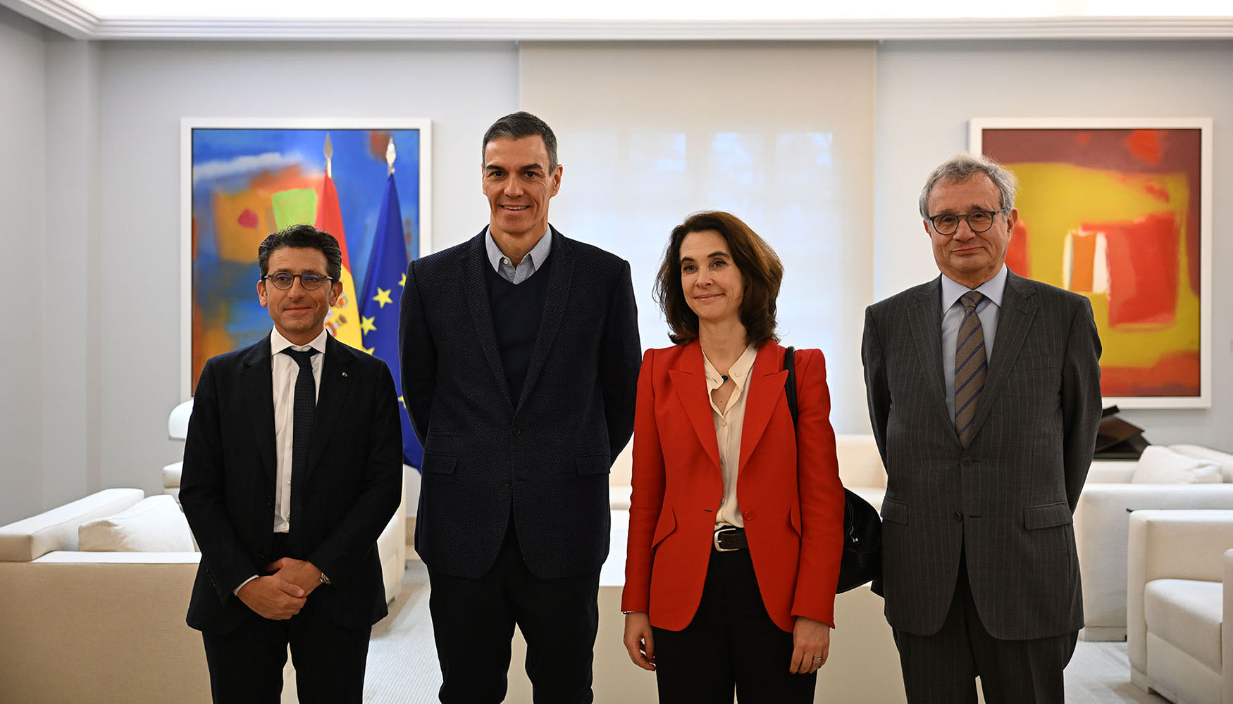 La reuni�n cont� con la participaci�n del presidente de Veolia Espa�a, Rafael Villaseca, y del director de la Oficina de Asuntos Econ�micos y G20...