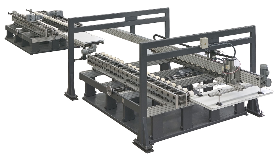 Modelo de perfiladora doble para puertas