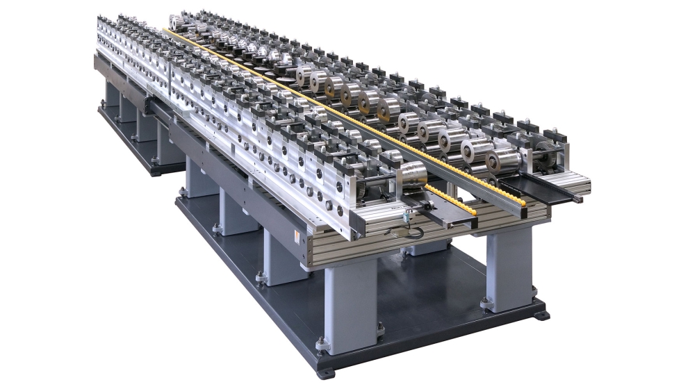 Perfiladora de STAM para puertas cortafuego