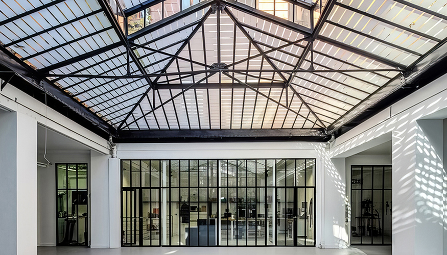 Fineo, de AGC, se ha empleado en el cerramiento acristalado del edificio Est�dio Art Dec� de Par�s