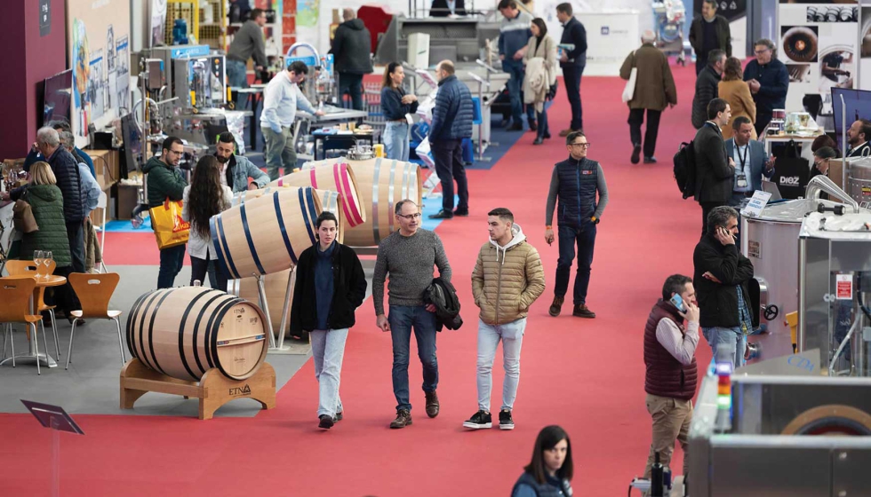 SIEB lidera la gran cita profesional del vi�edo y la bodega junto a Agrovid y convierte Valladolid en escaparate tecnol�gico del sector vitivin�cola...