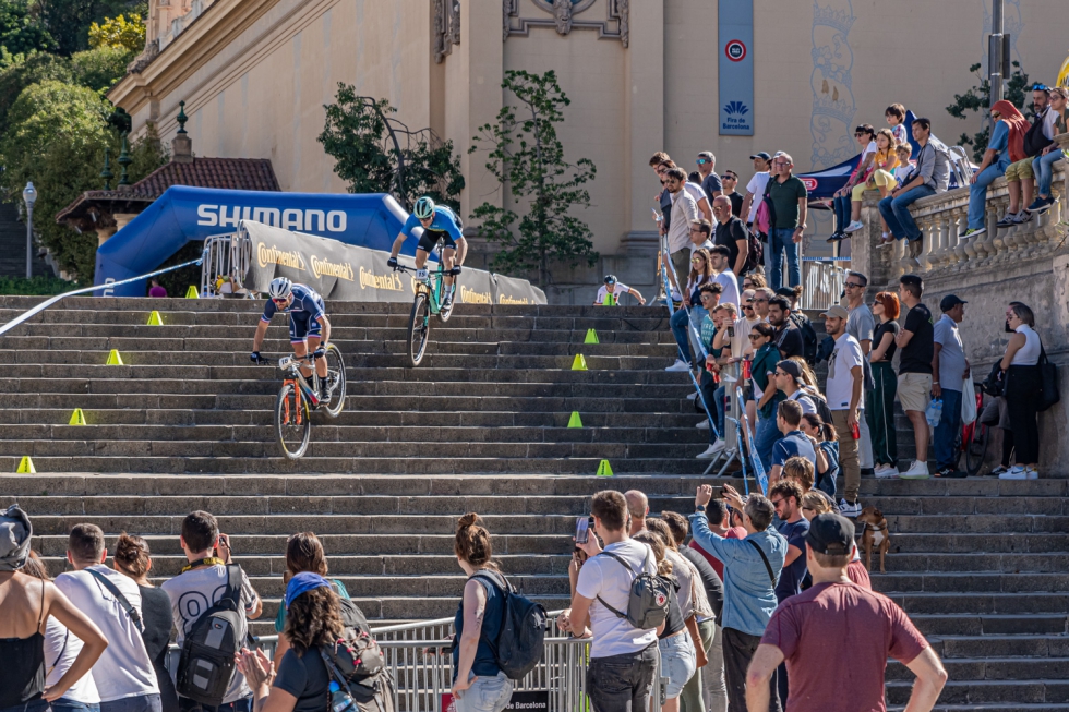 Imagen de la UCI MTB Eliminator World Championships, celebrada en Barcelona en 2025