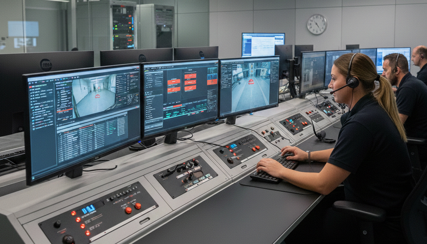 La conexi�n a centrales receptoras de alarmas es una de las actividades compatibles definidas en la Ley de Seguridad Privada...