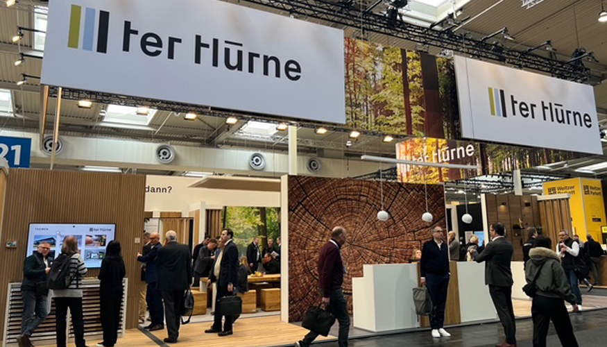 ter H�rne ha sido uno de los fabricantes que ha 'vuelto' a Domotex y la afluencia de profesionales a su stand ha sido ininterrumpida...