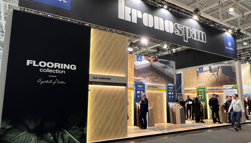 El stand de Kronospan y Kaindl fue uno de los m�s concurridos del certamen