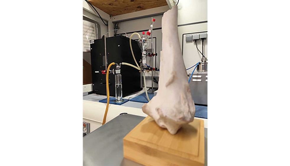 La tecnolog�a se basa en un material abundante en la naturaleza, la hidroxiapatita, presente en los huesos de los seres vivos...