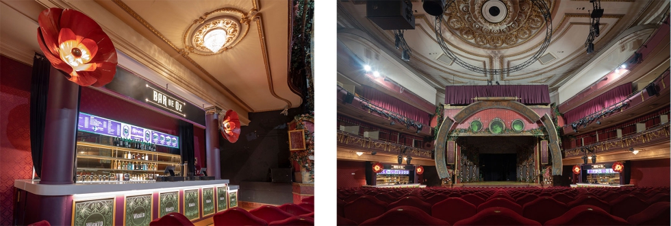 Otro de los espacios donde la iluminaci�n juega un papel principal en un espacio donde se est� representando �Wicked� por primera vez en nuestro pa�s...